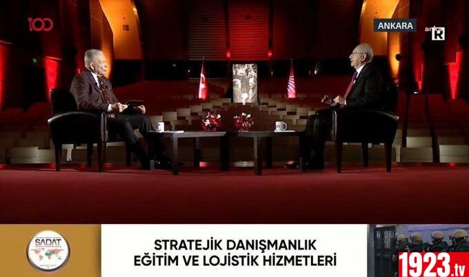 sadat reklamı kılıçdaroğlu 1923tv